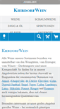 Mobile Screenshot of kierdorfwein.de